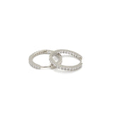 25mmビハインドエターニティーピアス / 25mm behind eternity earrings