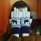 Dolphin nordic knit gloves (6622469128310)