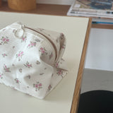 SPRING FLOWER ZIPPER POUCH
