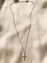 Gaia Cubic Cross Necklace (6586342015094)