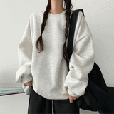 ナッピングシックムジボクシースウェットシャツ