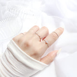 デイリーレイヤードリング 6セット / Daily layered ring 6 set (2 color)