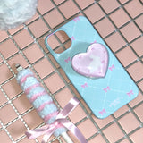 vintage ribbon case (blue)