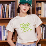 グラフィティクロップ半袖Tシャツ
