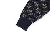 コージーフラワーニットカーディガン / COZY FLOWER KNIT CARDIGAN_NAVY