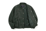 ビーガンレザーバイカージャケット / VEGAN LEATHER BIKER JACKET_GREEN