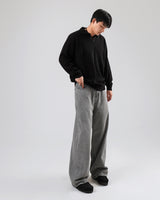 Vカラーメッシュニット/V collar mesh knit 5color