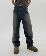 ヒーティングウォッシングデニムパンツ / No.3043 Heating washing denim pants (2color)
