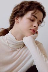 [14K] Slim Hoop Earrings (S)