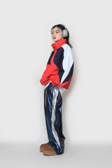メタルサイドジッパーパンツ / metal side zipper pants