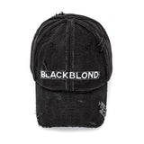 BBD Cross Damage Custom Denim Cap (Black)