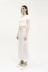 リンクスリットストラップロングスカート / 954. Linked slit strap long sk (2color)