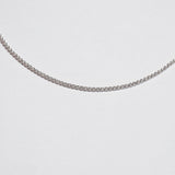 シルバーテニスネックレス / silver tennis necklace (silver)