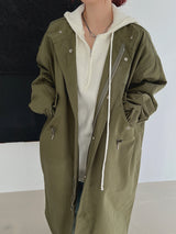 フィッシュロングフィールドパーカ/Fish Long Field Parka (2color)