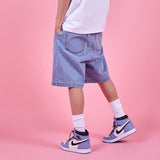 One Tuck Washing Denim Half Pants (2color)