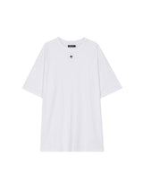 mii ロゴオーバーサイズTシャツ / mii LOGO OVERSIZED T-SHIRT WHITE