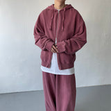 コクーンピグメントフードジップアップ / GM Cocoon Pigment Hood Zip-up (3 colors)
