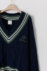 ラクレットクラブセーター / SQB Racquet Club Sweater