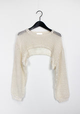 ネットボレロニット/Net Bolero Knit (2color)