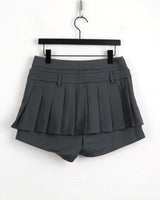 Wicca 2WAYリボンパンツ プリーツミニスカート