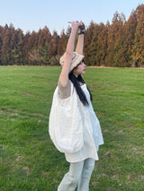 レイヤードノースリーブワンピース