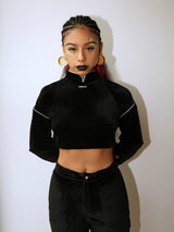 DAWANG Logo Crop Sweatshirt (4611388801142)