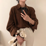 [BELLIDE MADE] Romance Corduroy Loose Fit Shirt & Shirt