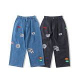 ワッペンワイドデニム / Wappen wide denim I Younger Song x mahagrid