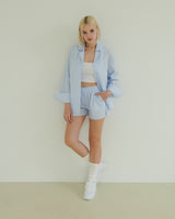 ロゴシャツ / Ontheshell Logo Shirt - Sky Blue