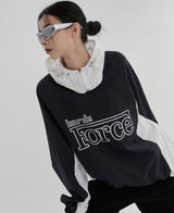(UNISEX) 起毛VネックフォースMTM