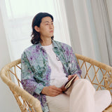 [Hand Dyed Loose Fit Shirt] Yoga - The Milky Way (6626233319542)