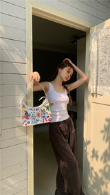 side split sleeveless top