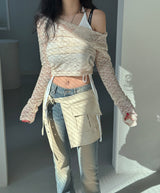 Open Crop Halterneck Sleeveless