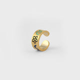 ドゥードゥルイヤーカフ / DOODLE EARCUFF(5mm) SILVER925(18K GOLD PLATED)