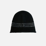 バウクルストライプビーニー / BOUCLE STRIPE BEANIE (BLACK)