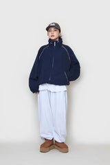 ペイズリーパイピングジップアップ / Paisley Piping Zip-Up