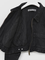 デニムボンバージャケット/DENIM BOMBER JACKET