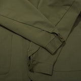 ロゴカラーコットンベーシックジャケット/BSR2223FWJK065 LOGO COLLAR COTTON BASIC JACKET KHAKI