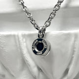 バレット バック ネックレス / Bullet Back Necklace_silver