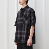 ベールドチェックビックシャツ/Veiled Big Check Shirt S79