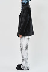 Over Single Leather Jacket (3color)