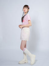 ウィンディシンボルスカート / WINDY SYMBOL SKIRT _ PINK