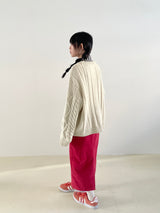 Remember corduroy long skirt 