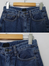 Winter Denim Straight Pants