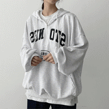 ストーンセミジップアップアノラックフード / Stone semi zip-up anorak Hood