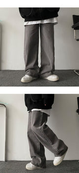 ベールデニムワイドパンツ