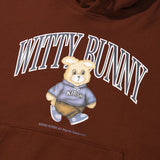キルシーウィティーバニーフーディー プルーオーバー パーカー / WITTY BUNNY HOODIE [RED] (6671648292982)
