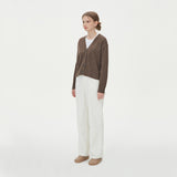 WOOL CROP KNIT CARDIGAN_BROWN (6610811912310)