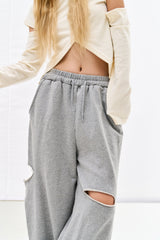 ベルベットカットアウトウォーマーTシャツ / Velvet Cut-out Warmer t (4 colors)