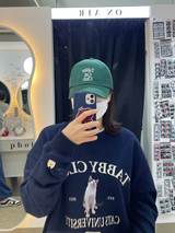 タビーキャットクラブスウェットシャツ / TABBY CAT CLUB SWEATSHIRT NAVY